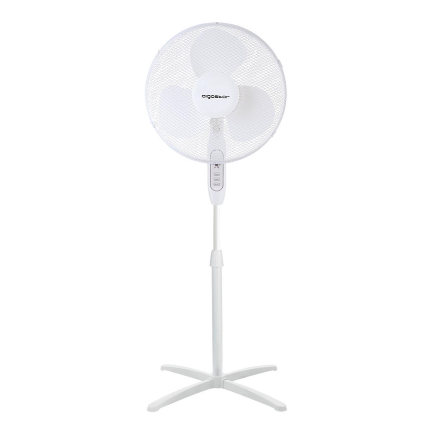 Aigostar - Põrandaventilaator 40W/230V 120 cm valge