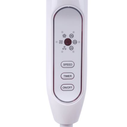 Aigostar - Põrandaventilaator 40W/230V 120 cm valge