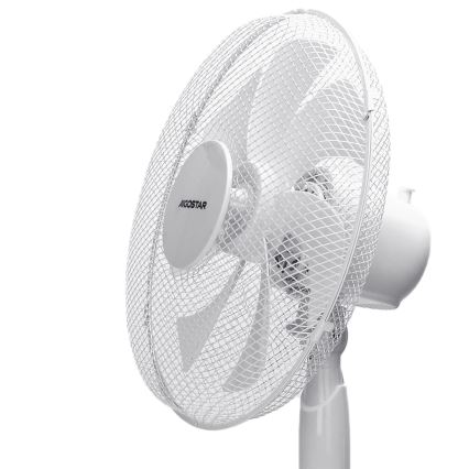 Aigostar - Põrandaventilaator 50W/230V 120 cm valge