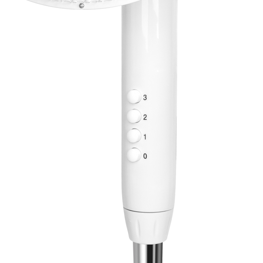 Aigostar - Põrandaventilaator 50W/230V 120 cm valge