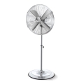Aigostar - Põrandaventilaator 50W/230V 44,8 cm läikiv kroom