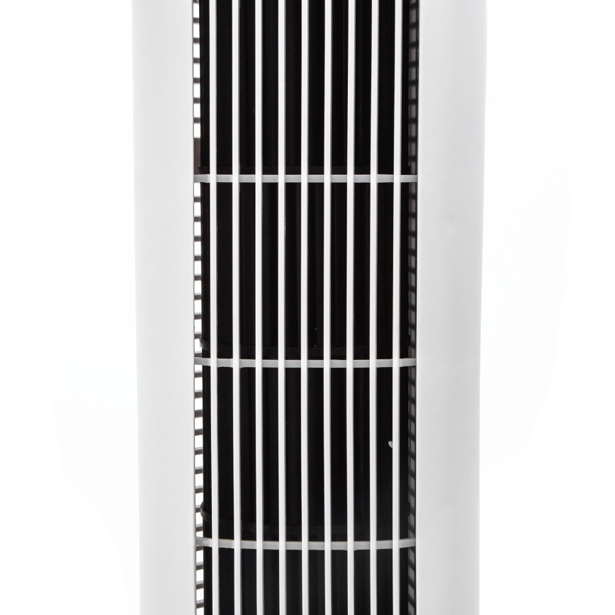 Aigostar - Põrandaventilaator 50W/230V valge + kaugjuhtimispult