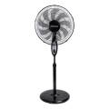 Aigostar - põrandaventilaator 55 W/230 V, 130 cm, must + kaugjuhtimispult