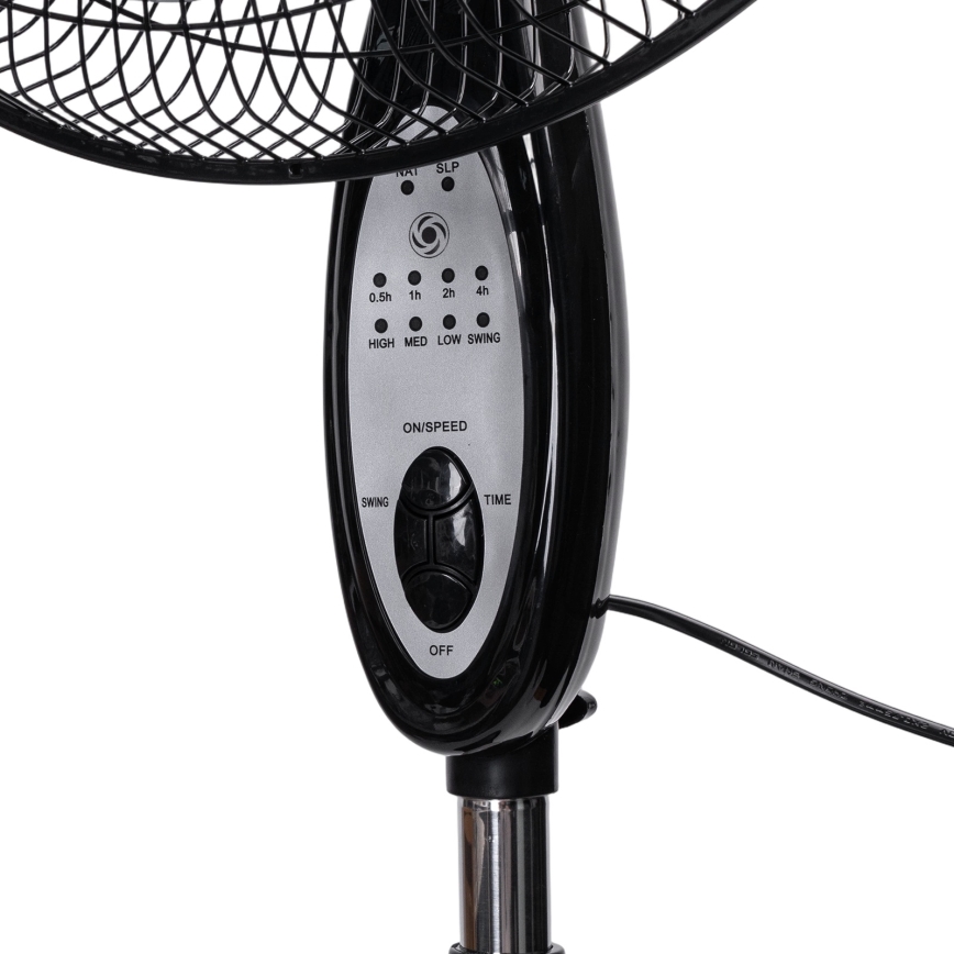 Aigostar - põrandaventilaator 55 W/230 V, 130 cm, must + kaugjuhtimispult
