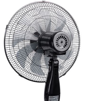 Aigostar - põrandaventilaator 55 W/230 V, 130 cm, must + kaugjuhtimispult