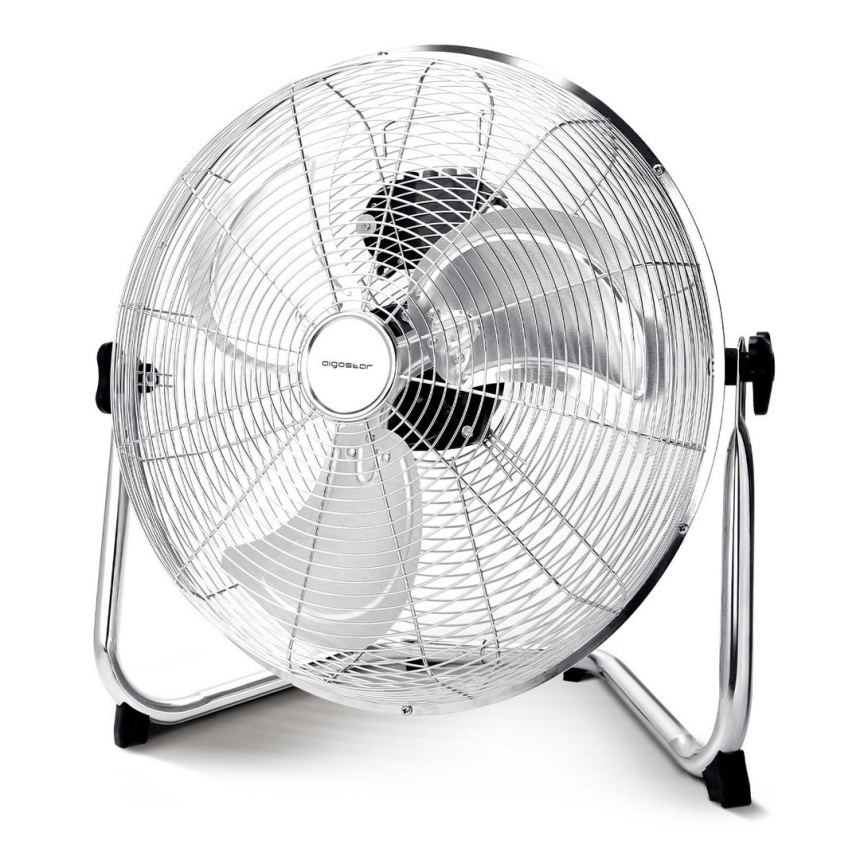 Aigostar - Põrandaventilaator 60W/230V 44,5 cm läikiv kroom