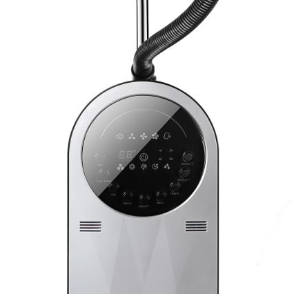 Aigostar - Põrandaventilaator uduefektiga MIST 95W/230V + kaugjuhtimispult