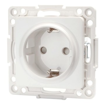 Aigostar - raamita SCHUKO seinakontakt 250V, valge