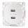 Aigostar - raamiteta USB-toitepesa 2x USB-A valge