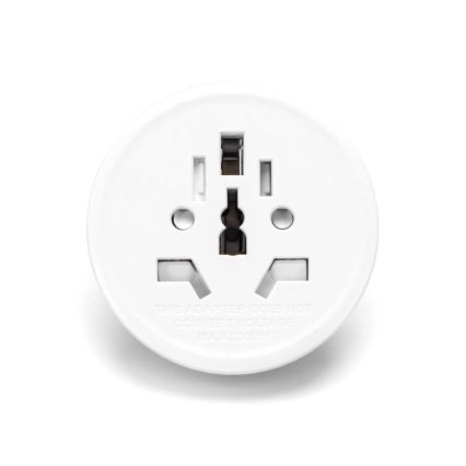 Aigostar - Reisiadapter EU jaoks, valge
