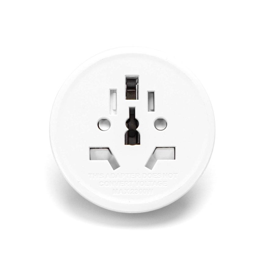 Aigostar - Reisiadapter EU jaoks, valge