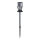 Aigostar - RGB LED Päikesepaneeliga valgusti LED/0,006W/1,2V 35,5 cm 100 mAh matt kroom IP44