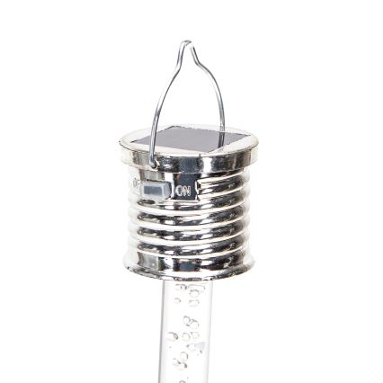 Aigostar - RGB LED Päikesepaneeliga valgusti LED/0,006W/1,2V kroom IP44