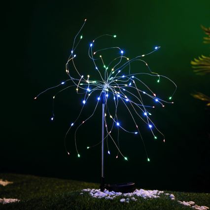 Aigostar - RGB LED Päikesepaneeliga valgusti LED/0,03W/1,2V IP44