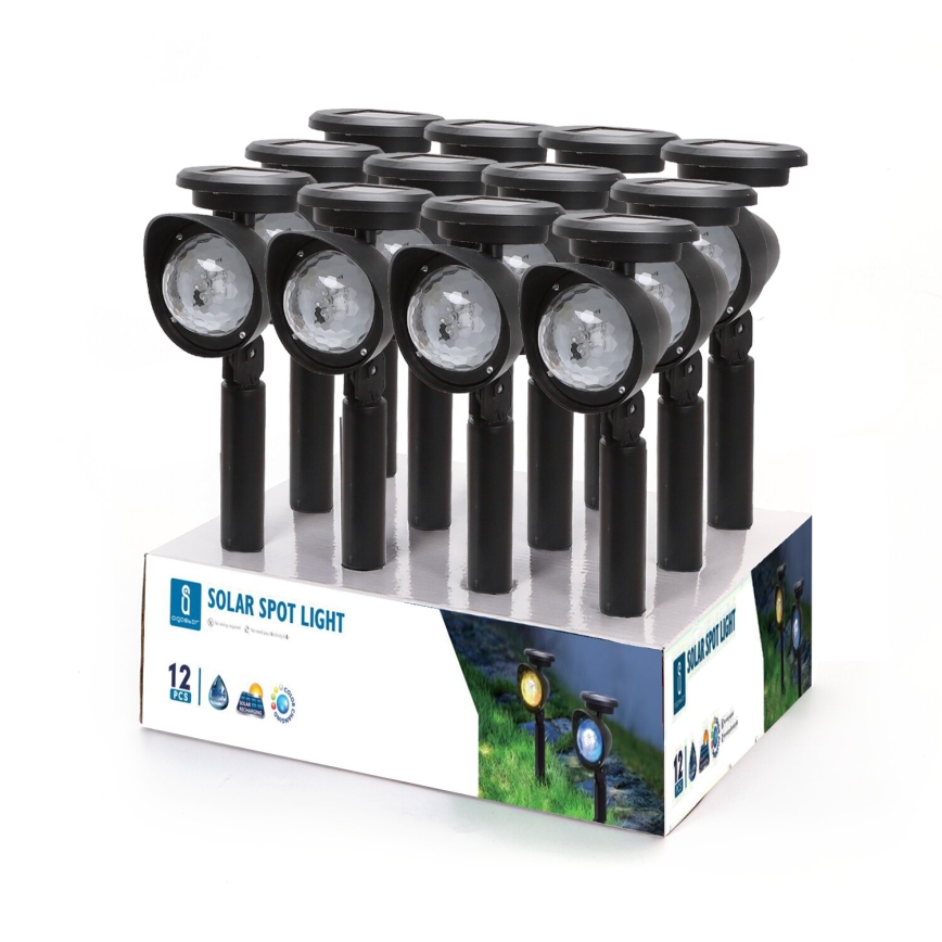 Aigostar - RGB LED Päikesepaneeliga valgusti LED/400mAh IP44