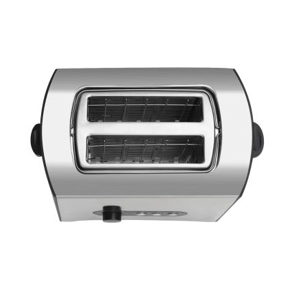 Aigostar - Röster, 2 auguga 900W/230V matt kroom