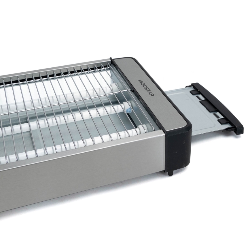 Aigostar - Röster 840-1000W/230V matt kroom