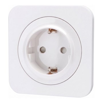 Aigostar - SCHUKO seinapistikupesa raamiga 250V/16A valge