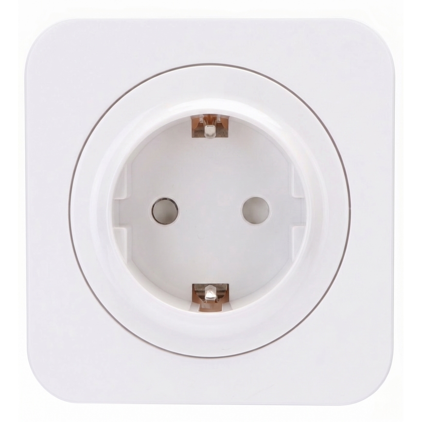 Aigostar - SCHUKO seinapistikupesa raamiga 250V/16A valge