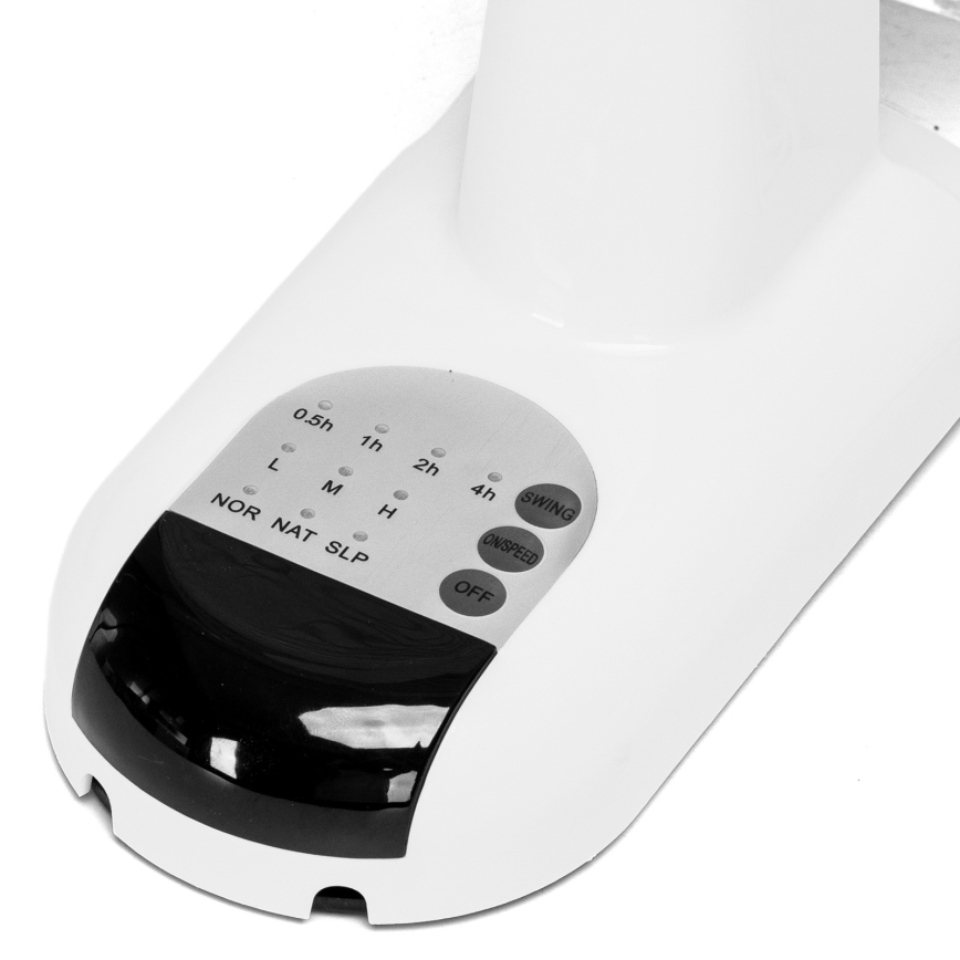 Aigostar -  Seinaventilaator 45W/230V valge + kaugjuhtimispult