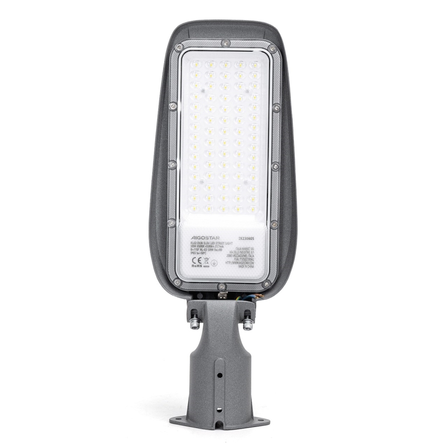 Aigostar - SLIM LED tänavavalgusti 50 W, 230 V, 6500 K, IP65