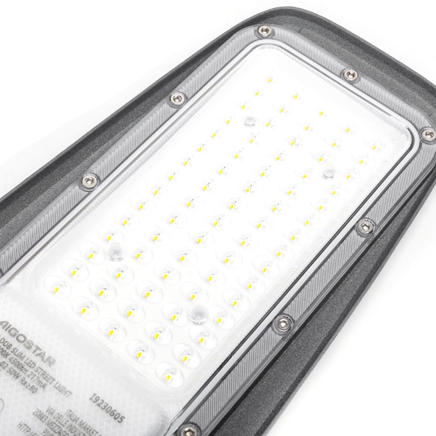 Aigostar - SLIM LED tänavavalgusti 50 W, 230 V, 6500 K, IP65