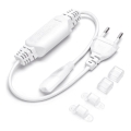 Aigostar - Toiteallikas LED-ribadele 8 mm 400W/230V valge