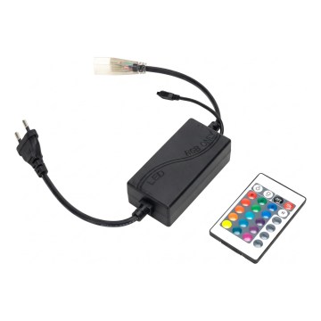 Aigostar - Toitekaabel LED RGB ribale 1000W/230V koos kaugjuhtimispuldiga