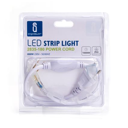 Aigostar - Toiteplokk LED-ribadele 1000W/230V, valge