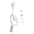 Aigostar - Toiteplokk LED-ribadele 1000W/230V valge