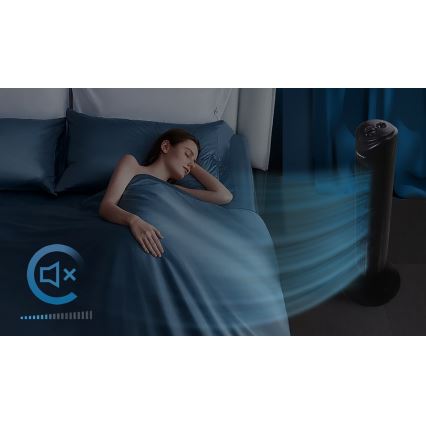 Aigostar - Tornventilaator 45W/230V must