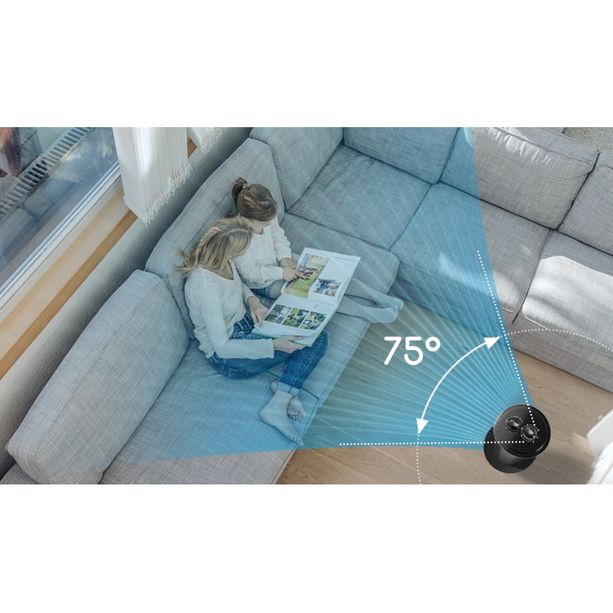 Aigostar - Tornventilaator 45W/230V must