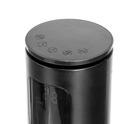 Aigostar - Tornventilaator 50W/230V must Wi-Fi + kaugjuhtimispult