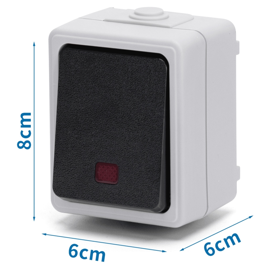 Aigostar - ühe nupuga lüliti IP54