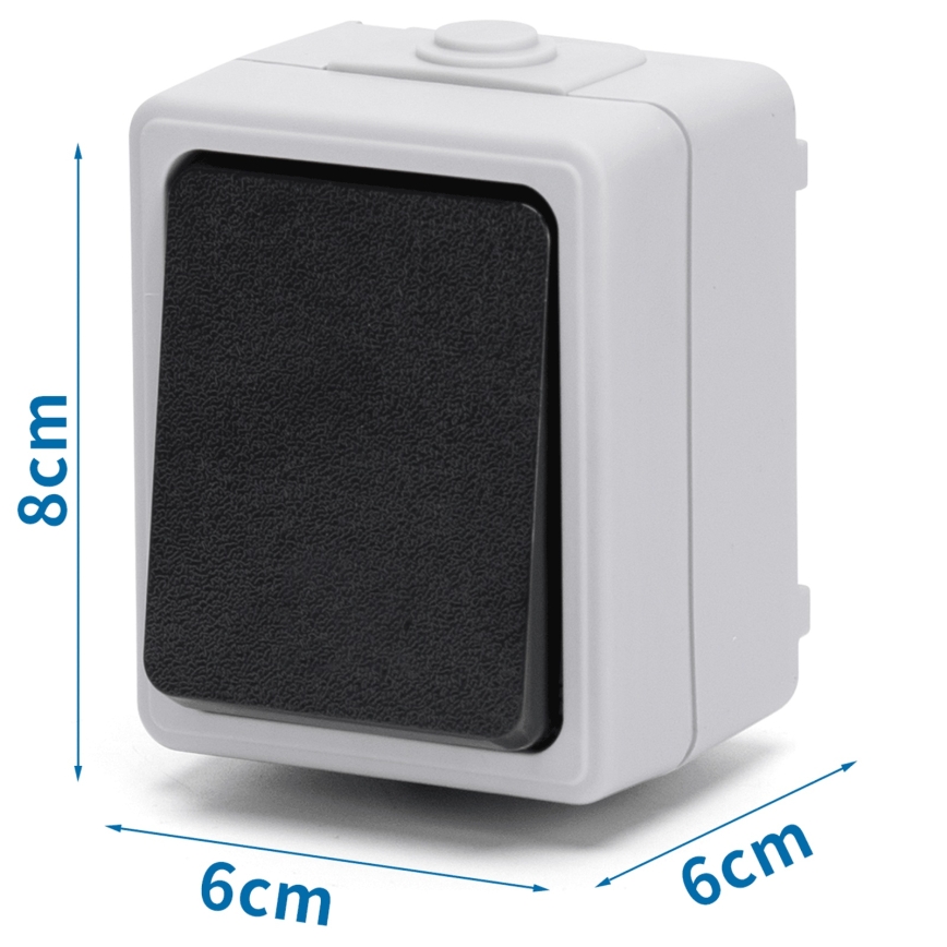 Aigostar - Ühe nupuga lüliti IP54