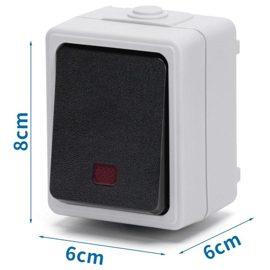 Aigostar - Ühenupuline lüliti IP54