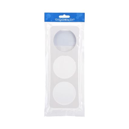 Aigostar - kolmekordne plastist raam, valge