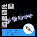 Aigostar - välisdekoratiivne LED-kett 160 LED, 10 m, IP44, külmvalge