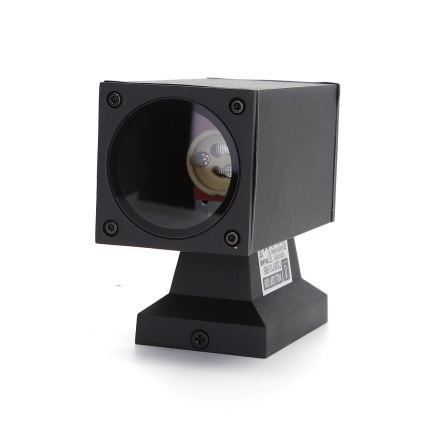 Aigostar - Välisseinavalgusti 1xGU10/230V IP65 must ruudukujuline