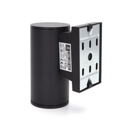 Aigostar - Välisseinavalgusti 1xGU10/230V IP65 must ümmargune