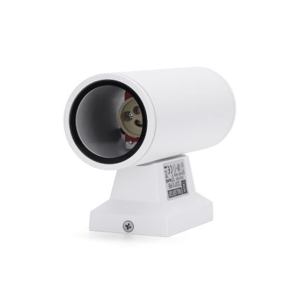 Aigostar - Välisseinavalgusti 2xGU10/230V IP65, valge, ümmargune