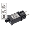 Aigostar - Välitoiteadapter 9W/31V/8 funktsiooniga IP44 must