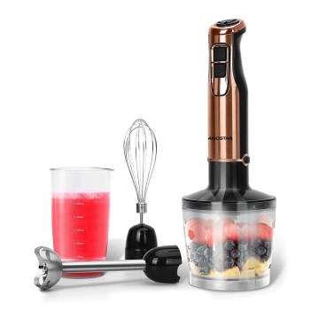 Aigostar - Varsblender 1000W/230V roos kuldne