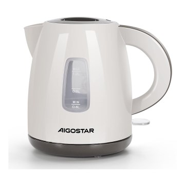 Aigostar - Veekeetja 1,2l 2200W/230V beež
