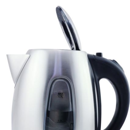 Aigostar - Veekeetja 1,7 l 2200W/230V matt kroom/must
