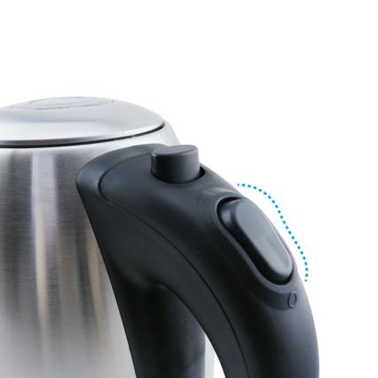 Aigostar - Veekeetja 1,7 l 2200W/230V matt kroom/must