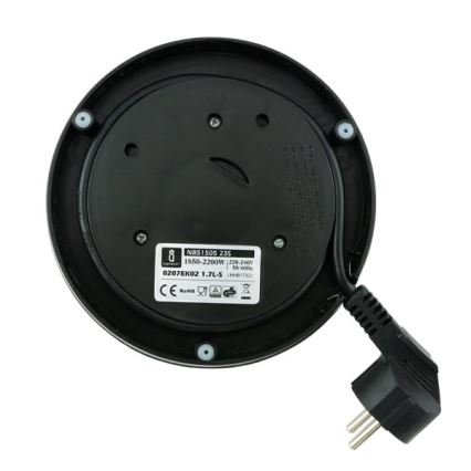 Aigostar - Veekeetja 1,7 l 2200W/230V matt kroom/must