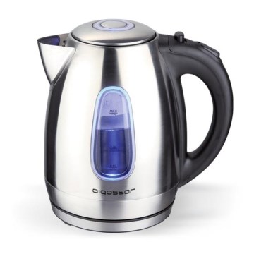 Aigostar - Veekeetja 1,7 l 2200W/230V matt kroom/must