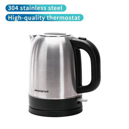 Aigostar - Veekeetja 1,7l 2200W/230V matt kroom
