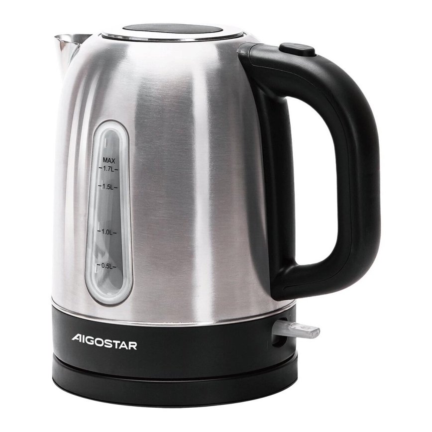 Aigostar - Veekeetja 1,7l 2200W/230V matt kroom